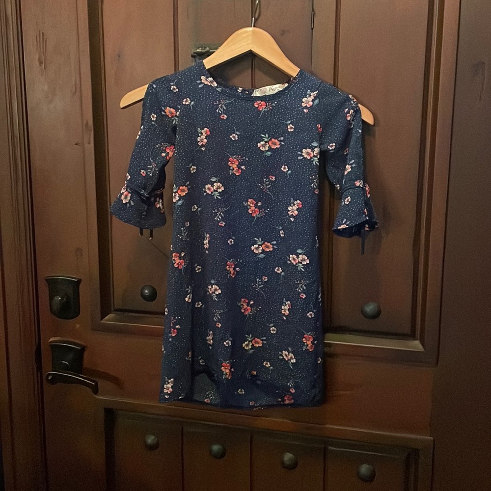 Girls magenta dress size 5 (164)